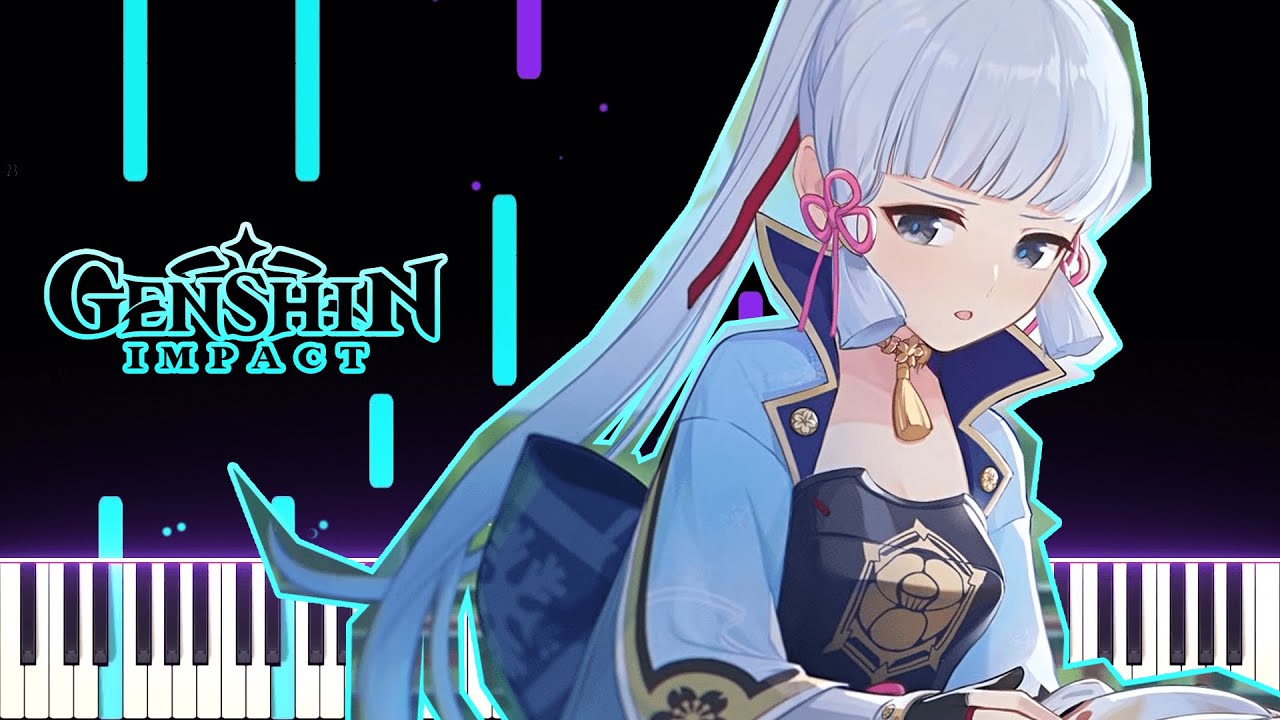Genshin Impact OST - Ayaka Story Quest Cutscene: Ayaka's Dance | [Piano Cover] (Synthesia)「ピアノ」