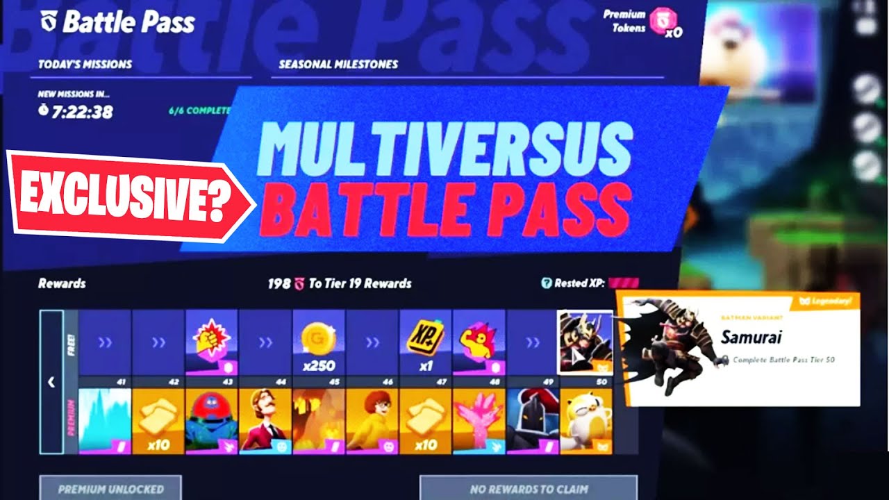 Multiversus Battle Pass Items are NOT EXCLUSIVE