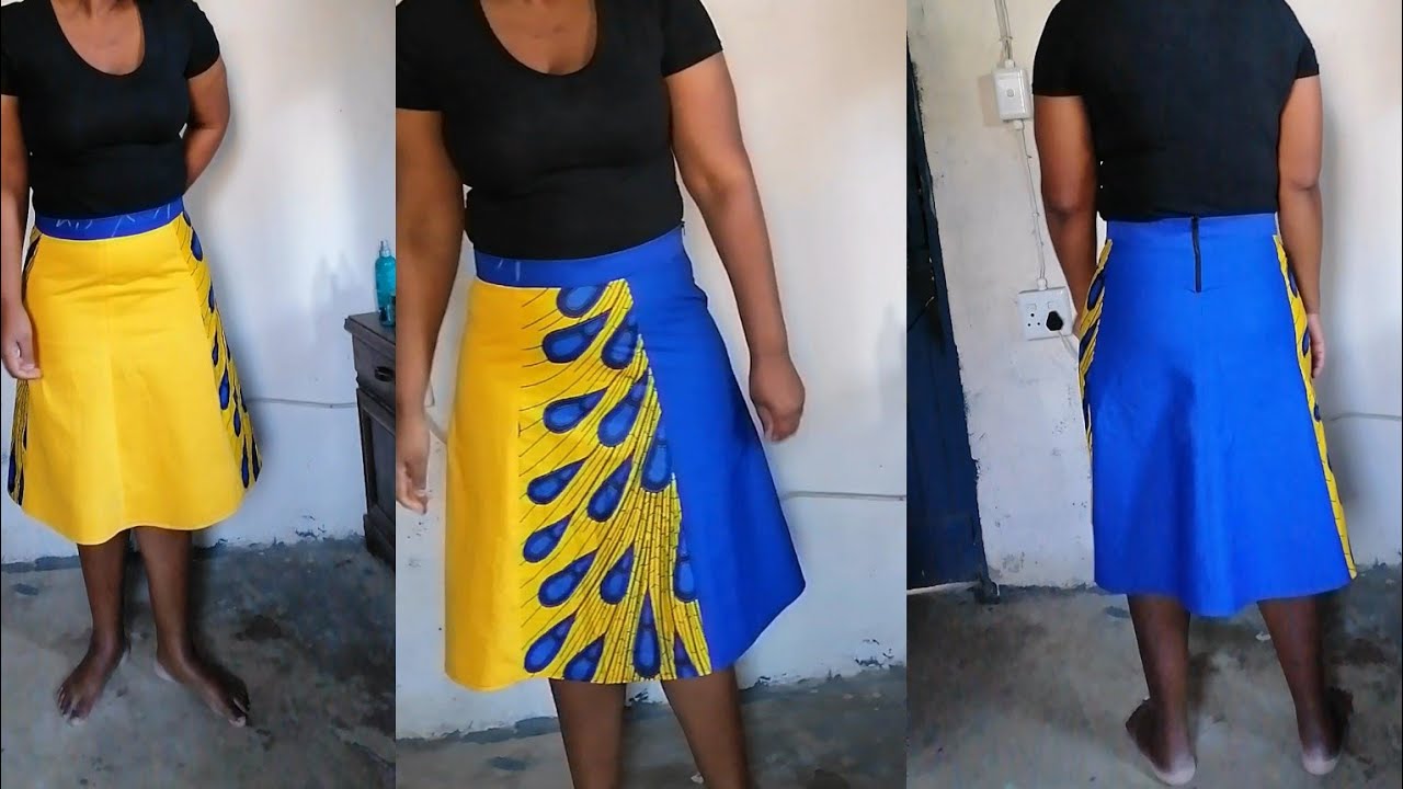 How to cut and sew a 6 panels skirt..