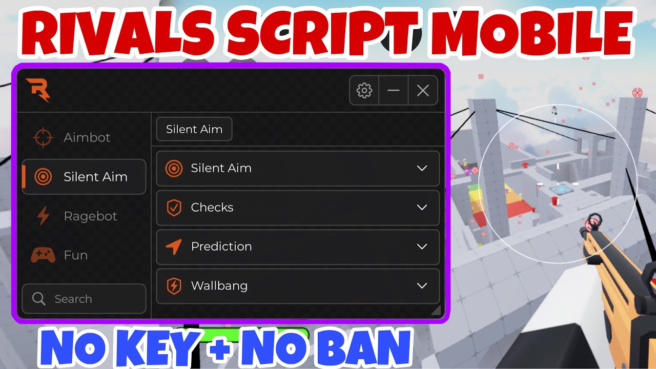Rivals Script *NO KEY* - Aimbot, Silent Aim, Esp, Auto Farm Wins, Ranked Safe & More! | Mobile & Pc