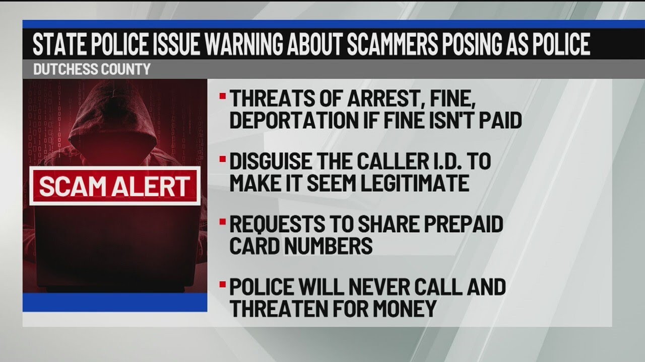 State Police issue warning about scammers posing as police
