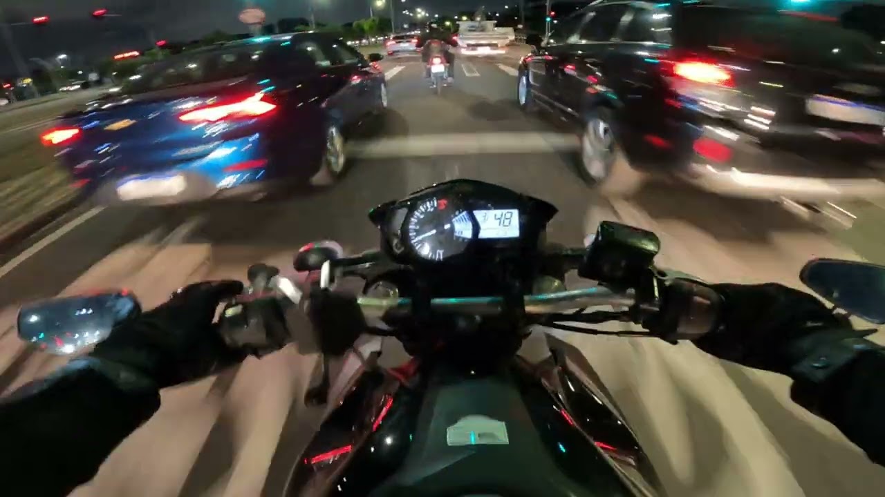 POV 4K MT-03 HIGHROAD NIGHT RIDE PURE SOUND