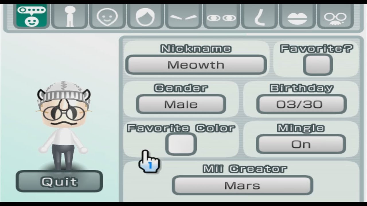Meowth - Pokémon - Mii 549