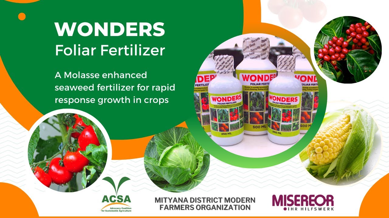 WONDERS - an Organic Foliar Fertilizer for rapid response growth in crops.