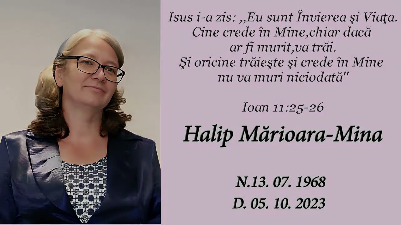 Priveghi Halip Marioara 11 oct  2023