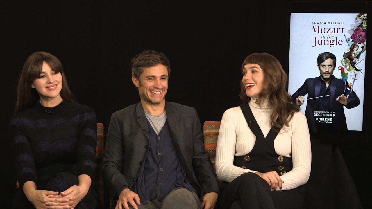 Gael García Bernal, Monica Bellucci & Lola Kirke on 