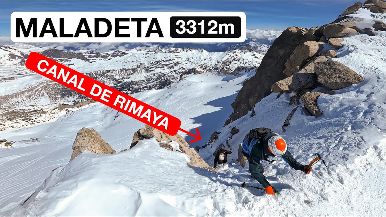 Maladeta invernal en Skimo por el corredor de Rimaya