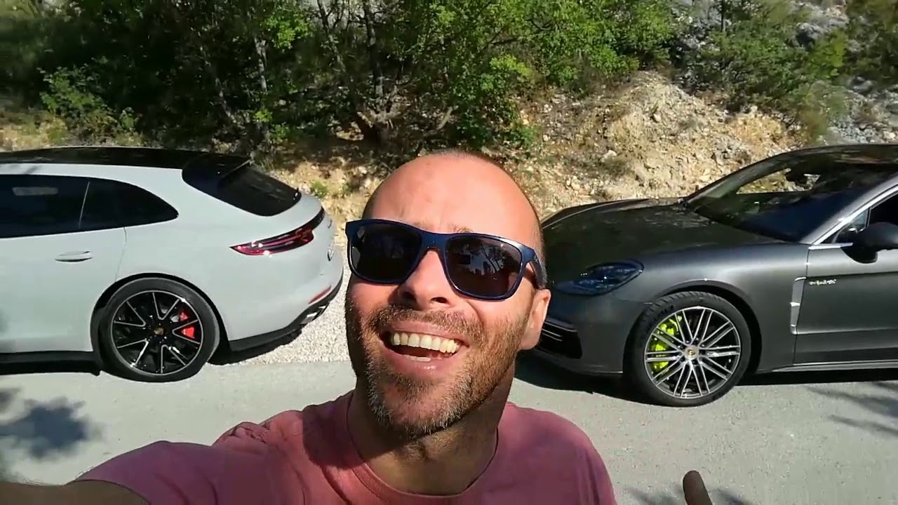 680 KONJEV NA TEŠČE! (s porsche panamero turbo S e hybrid od Trogirja do Paga) - VLOG #418