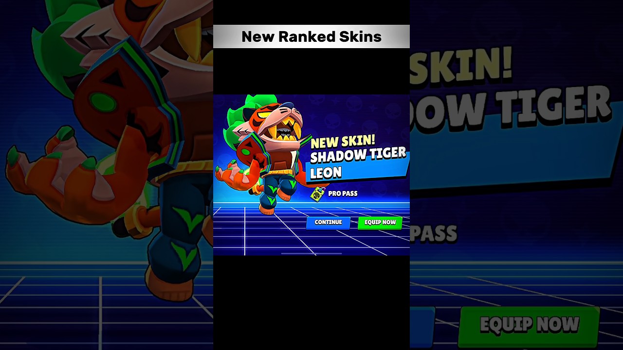 Tiger Leon Ranked Skin #brawlstars
