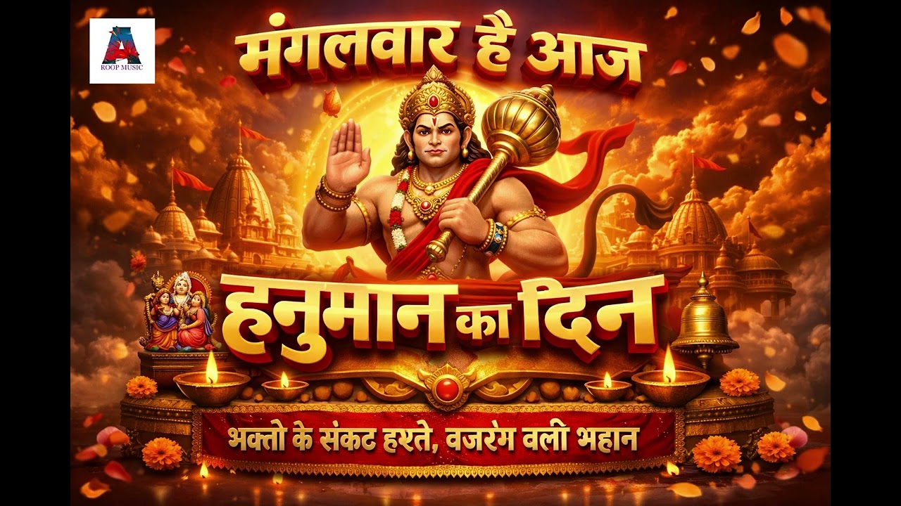 मंगलवार है आज | हनुमान का दिन | Mangalwar Hanuman Bhajan | Bajrangbali Special Bhajan