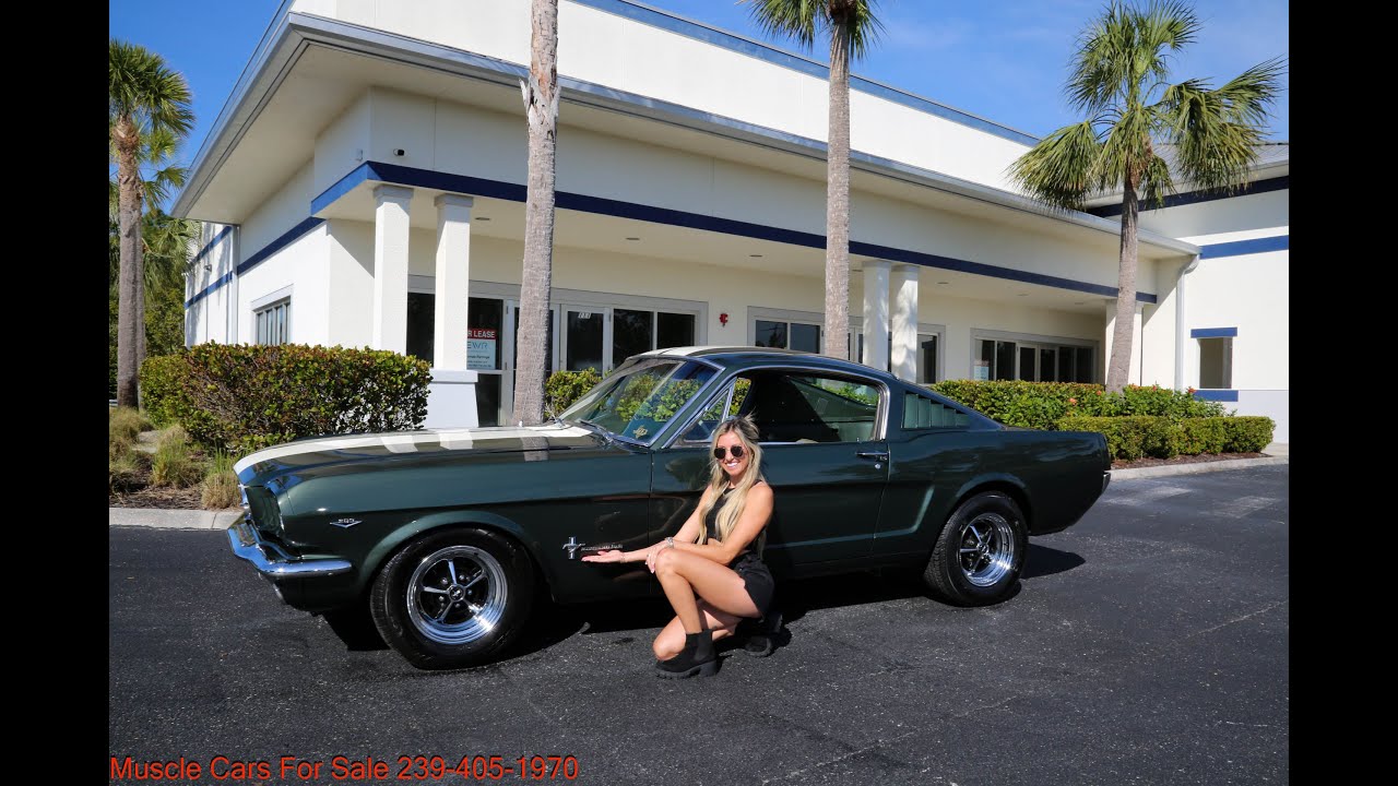1965 GT Ford Mustang A code Manual Trans $52000.00 www.musclecarsforsale.com 239-405-1970 Tom