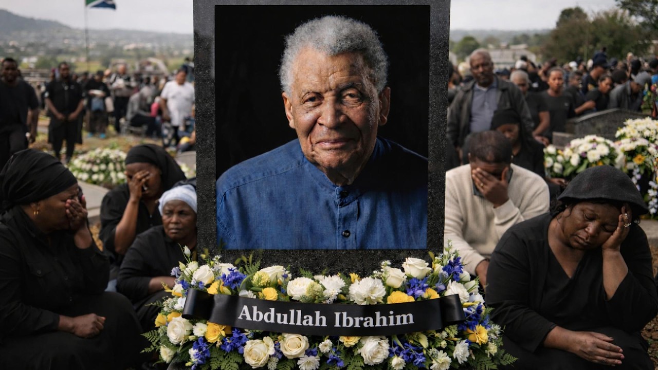Abdullah Ibrahim says goodbye after being diagnosed with tuberculosis.