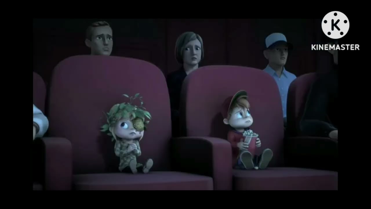 Alvin and brittany watching pokemon lucario and the mystery of mew 