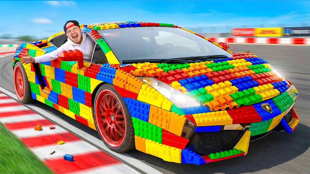 I Built a Lego Lamborghini!