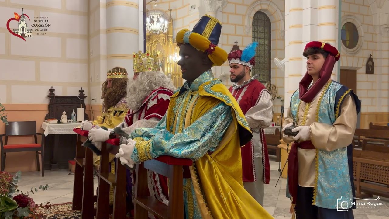 ¡Ya están aquí! La llegada de los Reyes Magos a la Parroquia del Sagrado Corazón.