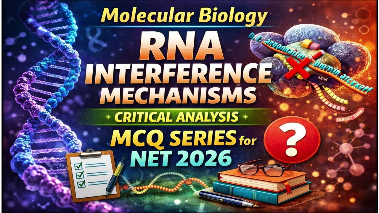 CSIR NET LIFE SCIENCE CLASSES IN ENGLISH ||MOLECULAR BIOLOGY CSIR NET LIFE SCIENCE PYQ#csirnet2026
