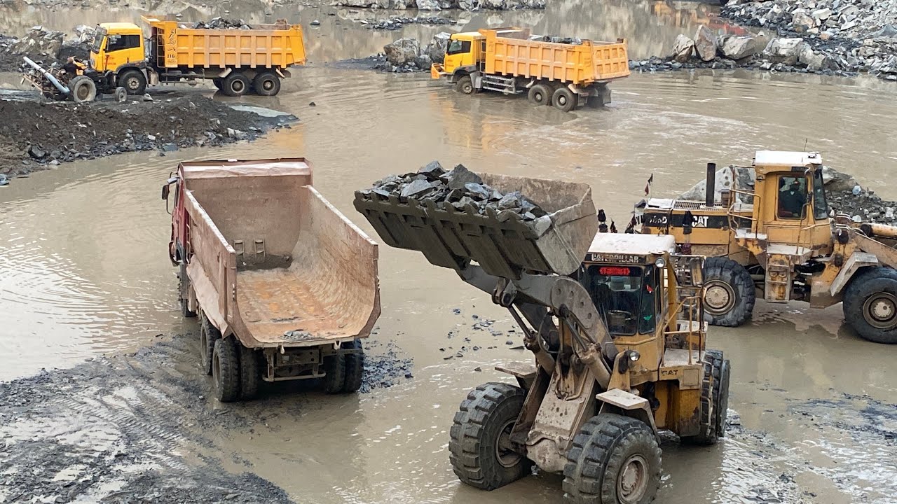 Perfect Load 😮 Caterpillar vs Giant Stone | HOWO 336 🪨🚛This CAT Operator Is Insane 😍 Massive Stone 💥