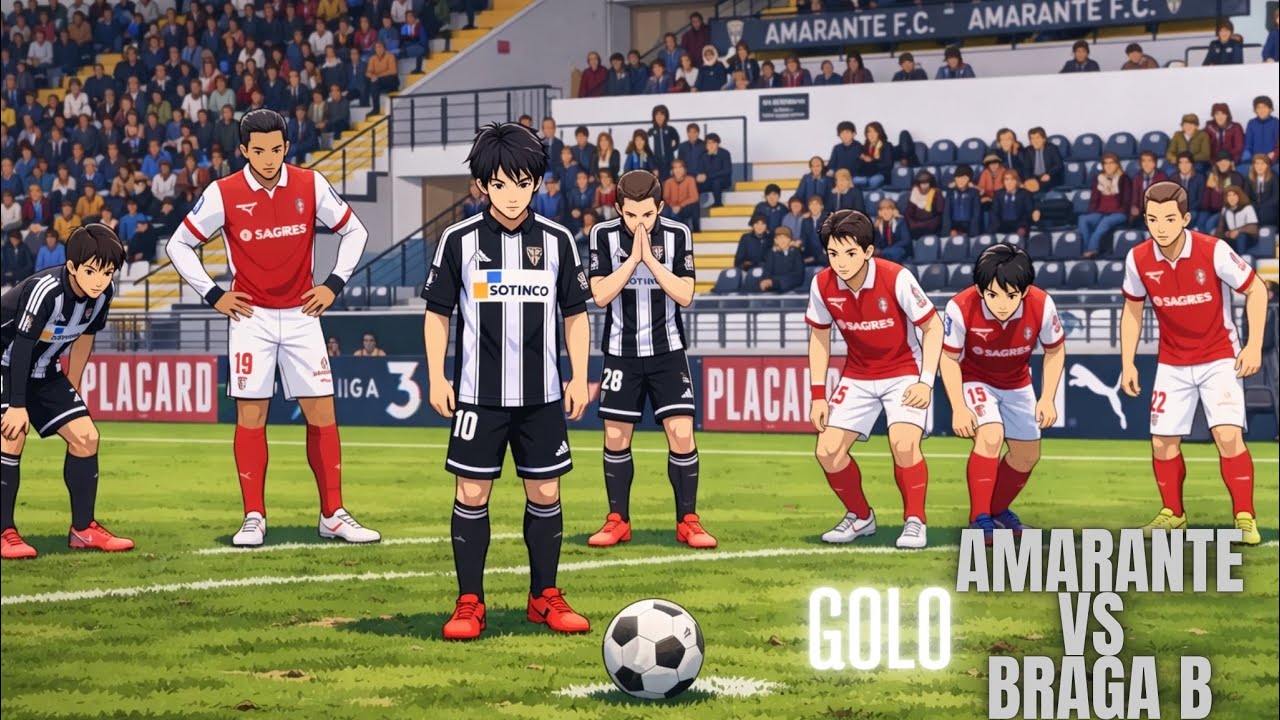 Daniel Rodrigues - Golo - Amarante 1 vs 0 Braga B - Liga 3 - 25/26