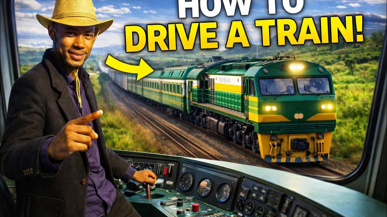 HOW TO DRIVE A MODERN TRAIN //  A tour inside Train's Cockpit