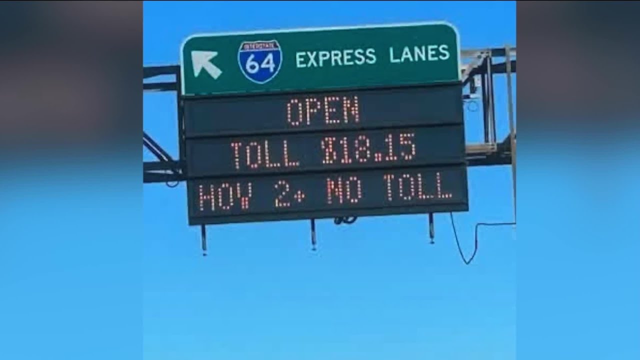 Dynamic pricing leads to $18 toll for express lanes on Interstate 64 near Ikea in Norfolk