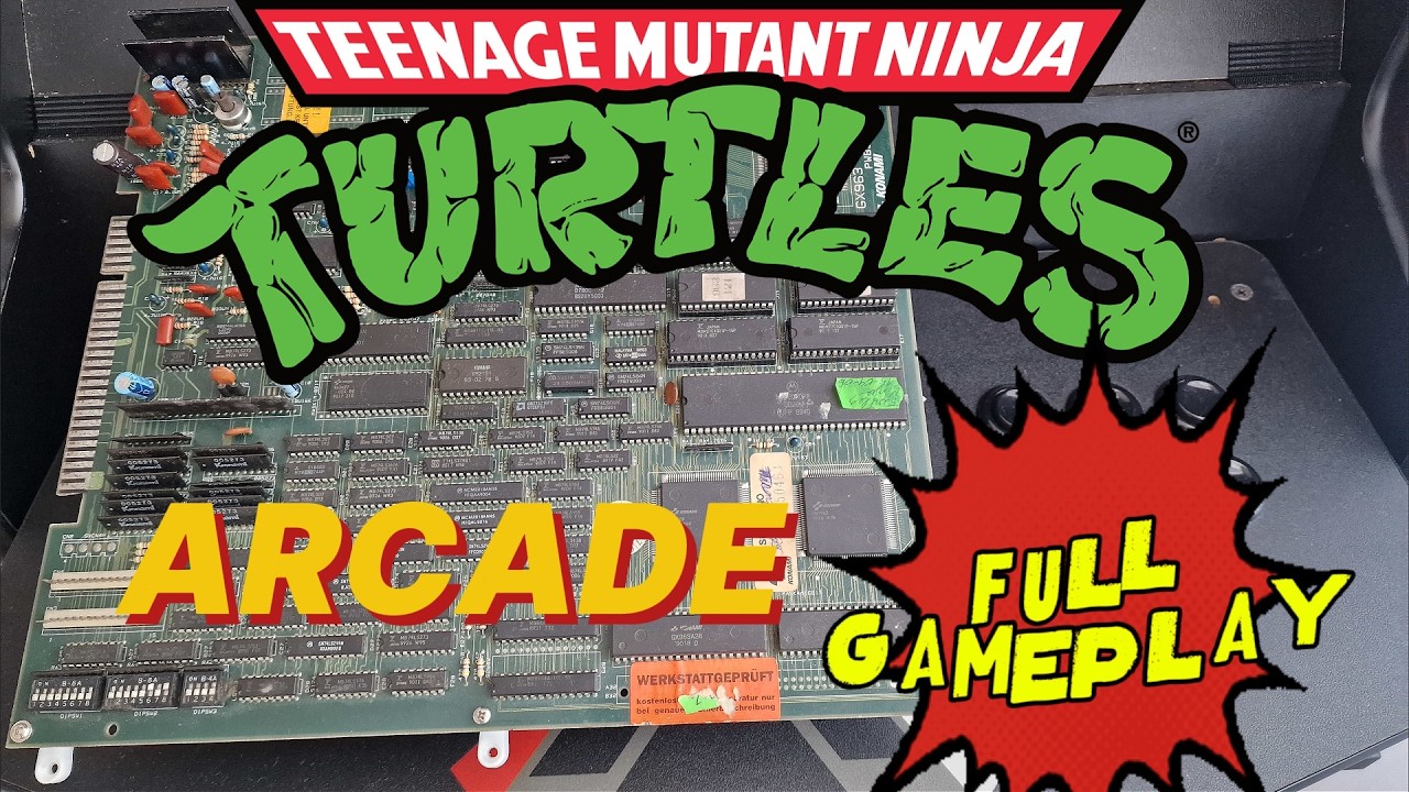 TMNT ARCADE ORIGINAL DE LA KONAMI – DIN COLECȚIA MEA PERSONALĂ - PREZENTARE & GAMEPLAY🕹️ #12