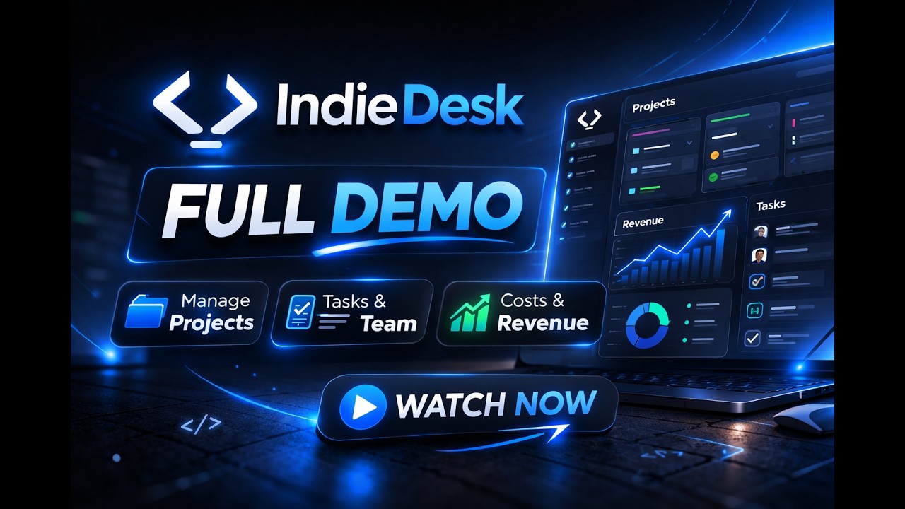 IndieDesk – Self-Hosted Laravel Workspace for Developers