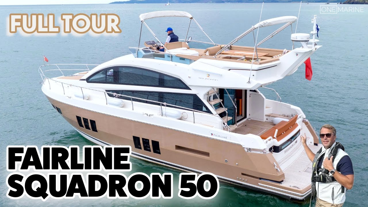 Полный тур Fairline Squadron 50 — просто со скидкой!
