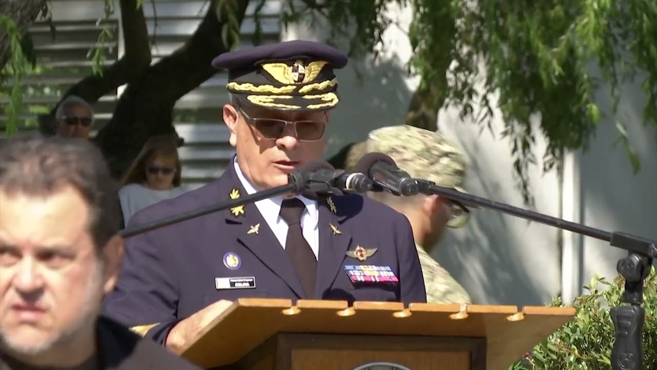 Palabras del comandante de la Fuerza Aérea Uruguaya, Fernando Colina