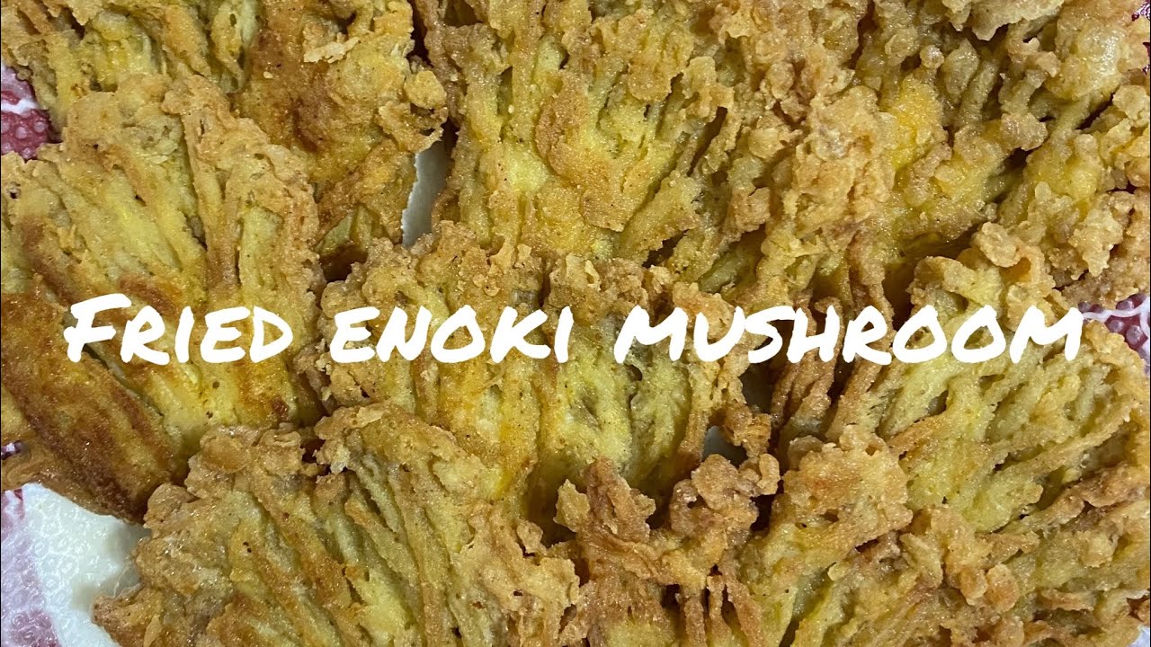 Fried enoki mushroom / Enoki Tempura