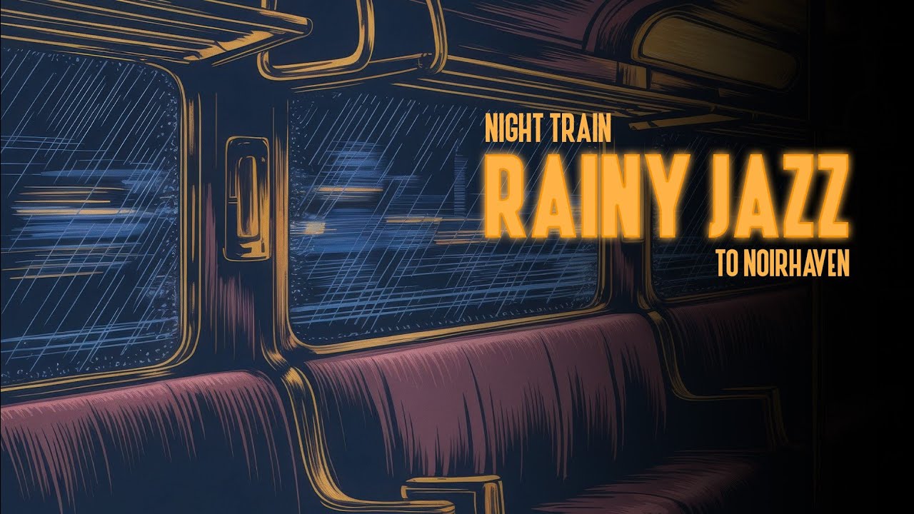 Night Train to Noirhaven - Rainy Midnight Jazz Noir for Focus & Late Night Travel