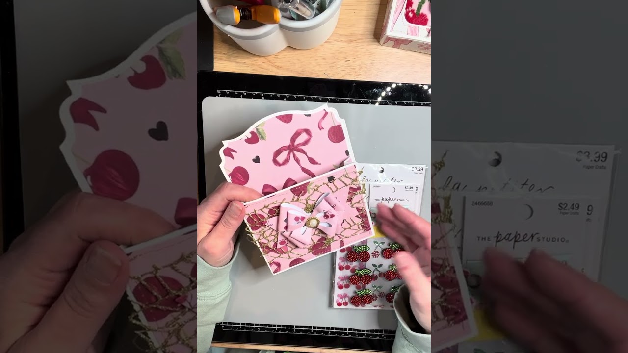 Cherry and bow swap reveal #1 from Bethany 