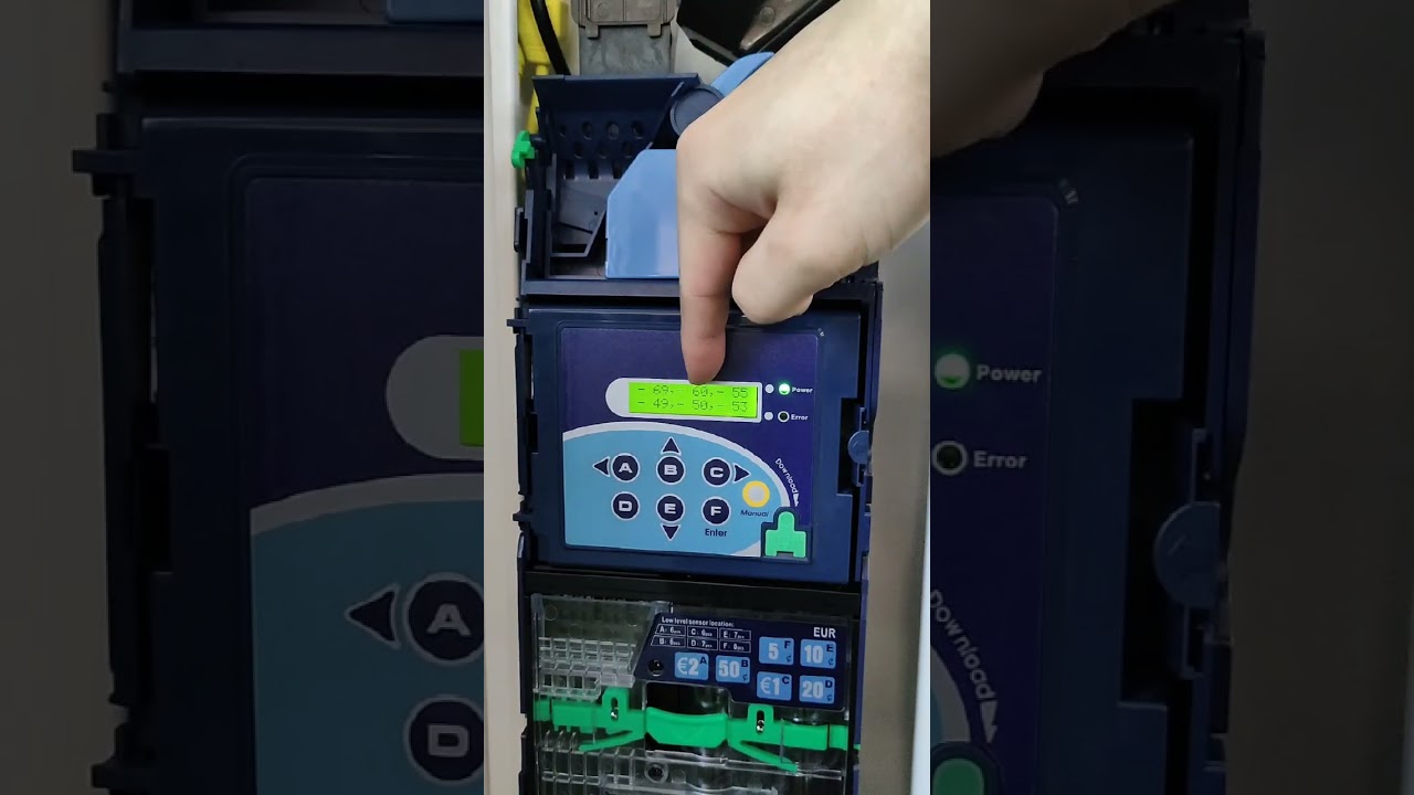 Zhongda Smart Vending Coin Acceptor CC6100 How to Replenish Change