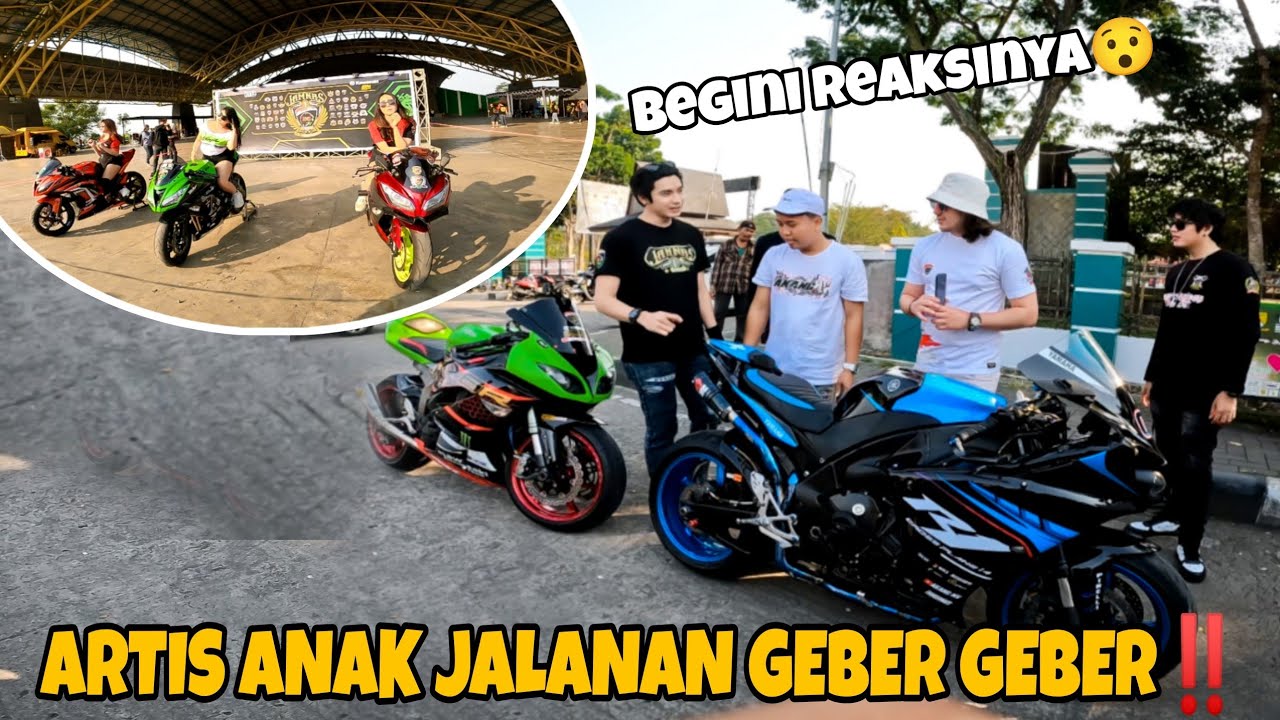 SPESIAL SEKALI‼️ARTIS ANAK JALANAN NYOBAIN MOTOR YAMAHA R1