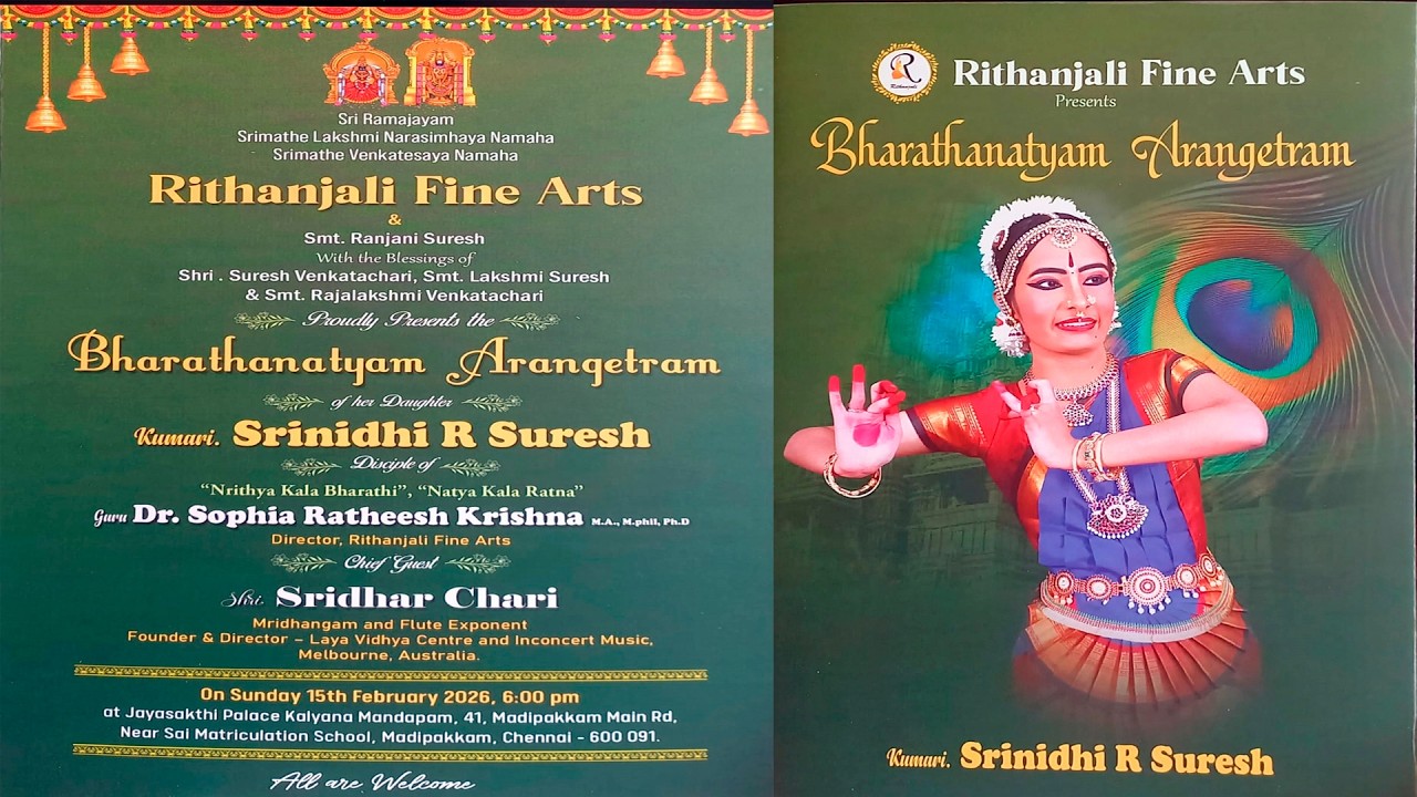 Bharathanatyam Arangetram