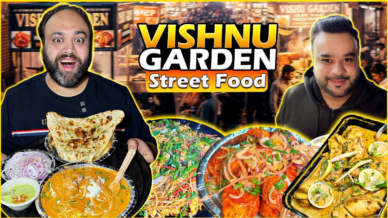 Mohalla Aapka VISHNU GARDEN | Cooker Lemon Chicken, Egg Chowmein, Tawa Mutton Tikka, Bhatia Shawarma