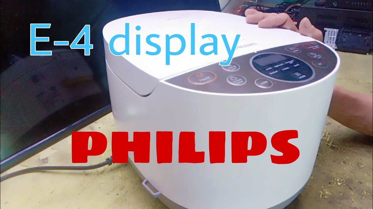 philips rice cooker E-4 error how to repair #gertechph