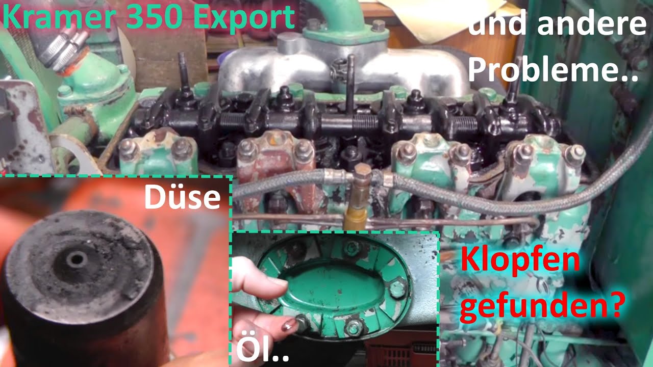 Klopfen gefunden, Kaltstart und weitere Probleme - Quasseln | Kramer Export - OE138 / 23C Motor