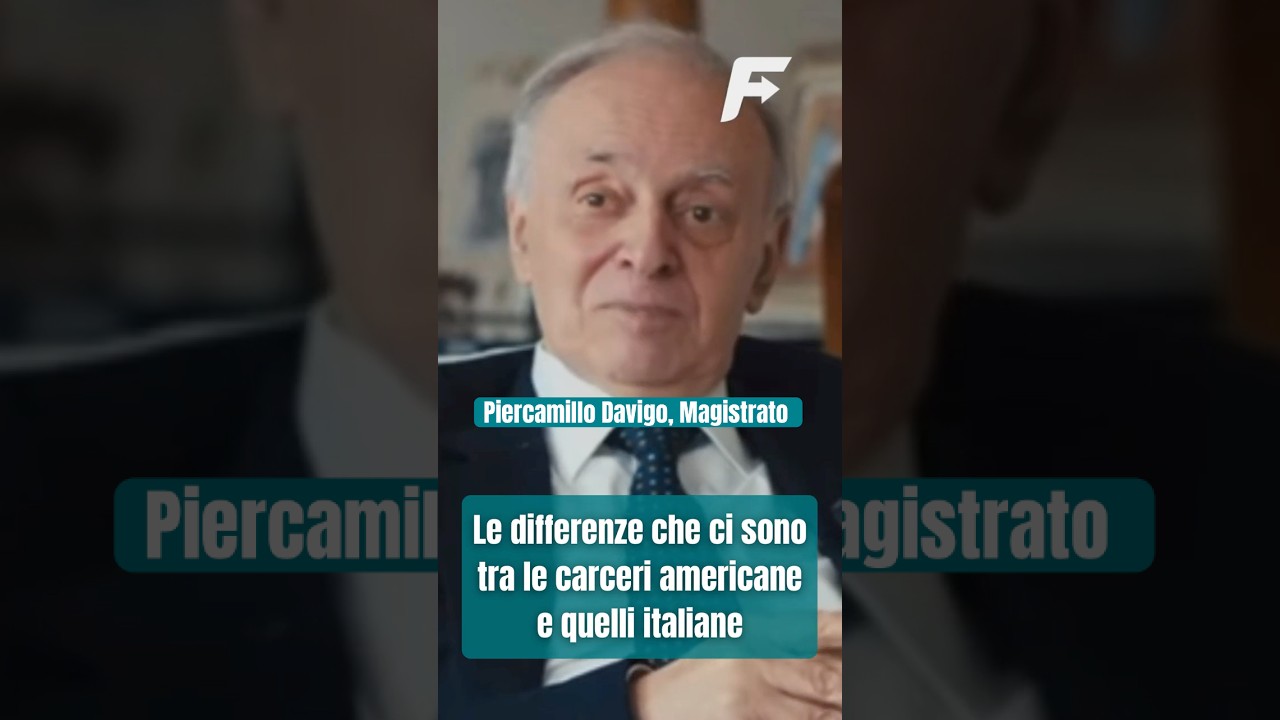 Piercamillo Davigo spiega le differenze tra il carcere statunitense e quello italiano.