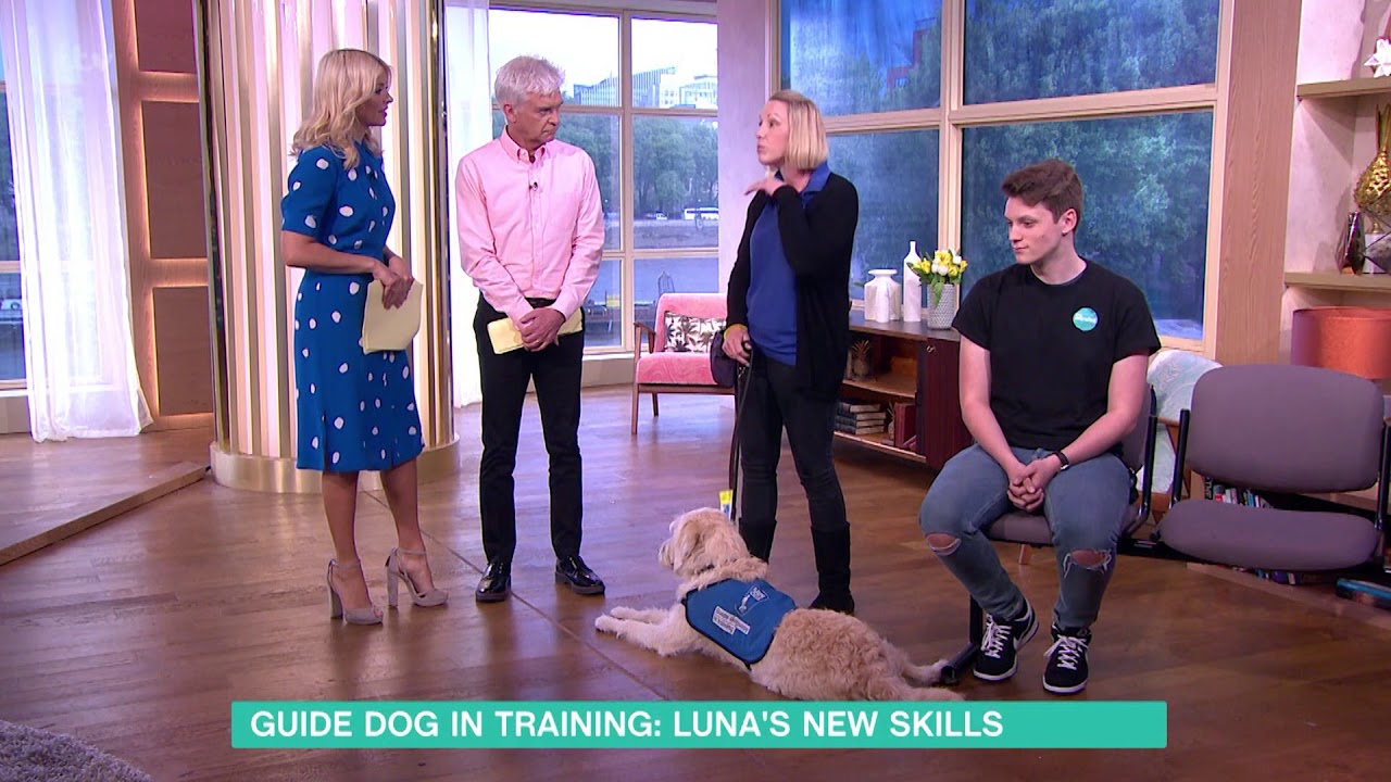 Luna's Learnt Some New Guide Dog Skills | This Morning