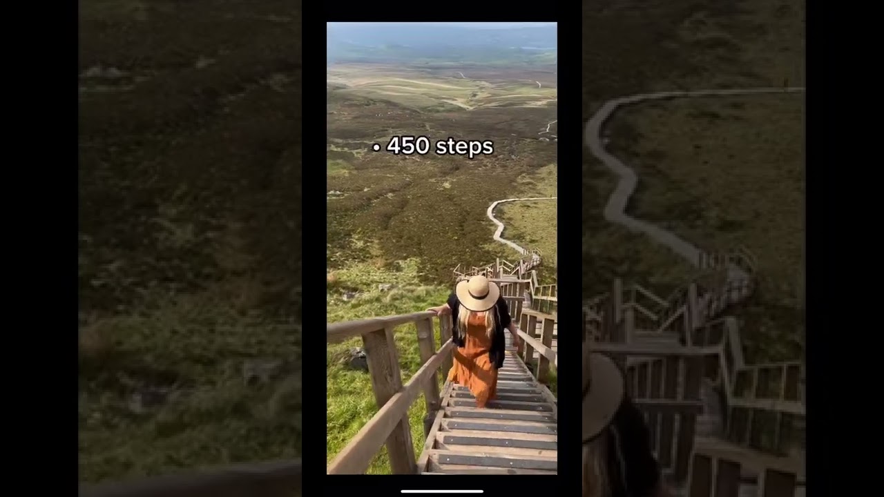 Stairway to Heaven Fermanagh Ireland #short #shorts #stairwaytoheaven #allthewayup #northernireland