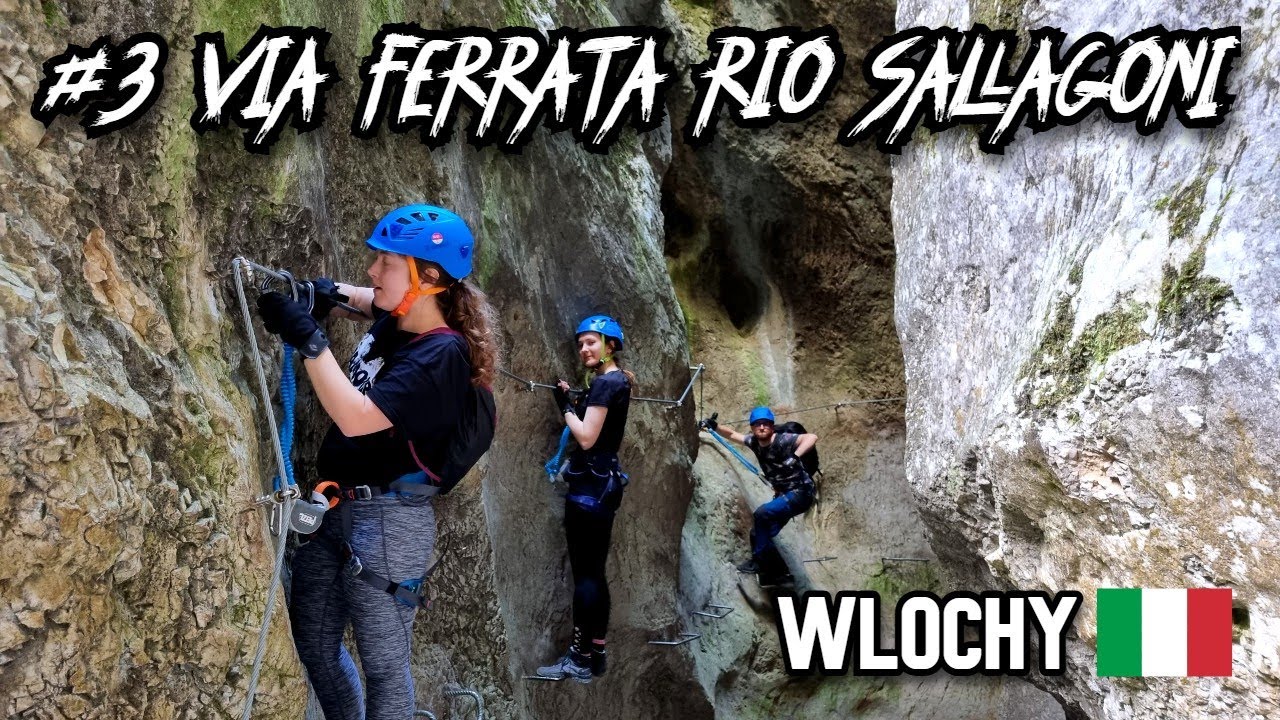 Via Ferrata Rio Sallagoni = poziom C | #3 #wlochy