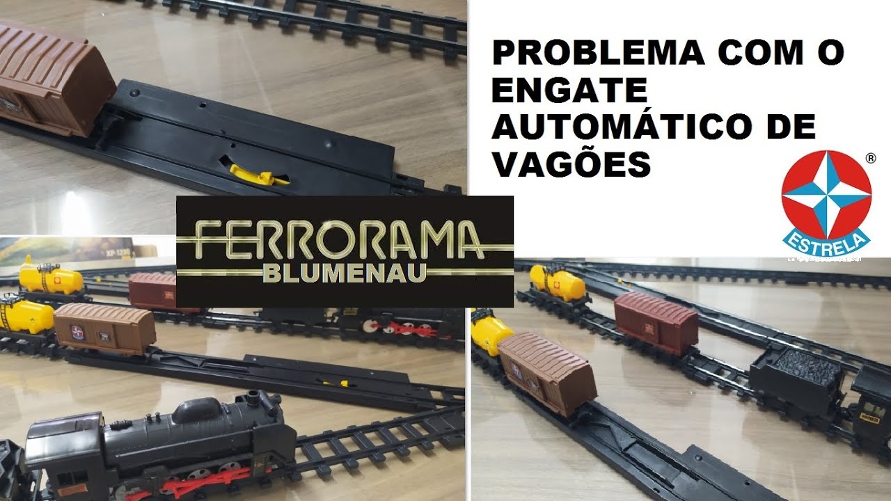 FERRORAMA - Problemas com o trilho de engate e desengate automáticos de vagões. Ferrorama XP300