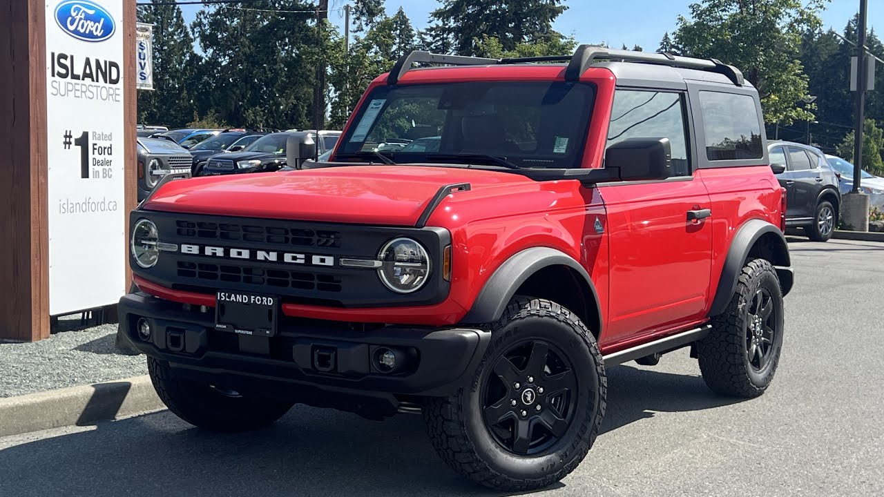 Обзор Ford Bronco Black Diamond + 2 двери, жёсткий верх, навигация 2024 года | Island Ford