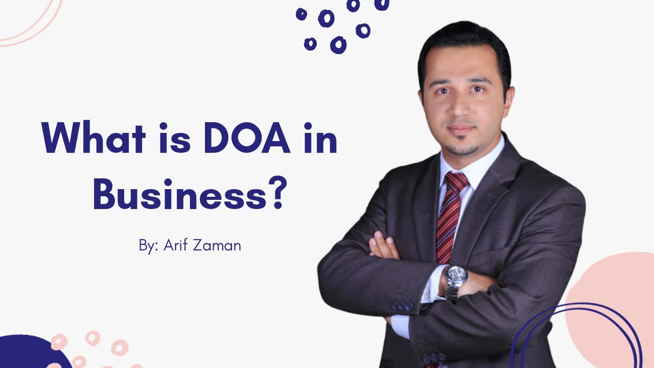 What is DOA in Business?