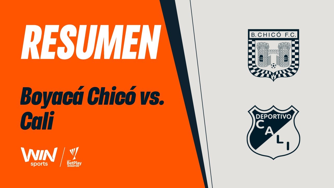 Boyacá Chicó vs. Cali  (resumen) | Liga BetPlay Dimayor 2025-2 | Fecha 8
