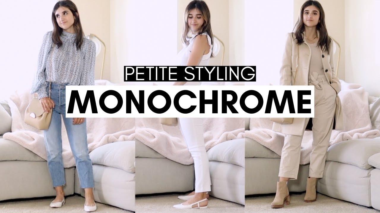 How To Master Monochrome Outfits On A Petite Body Type!
