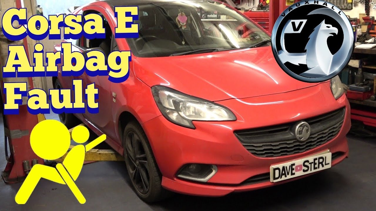 Vauxhall/Opel Corsa E, неисправность подушки безопасности