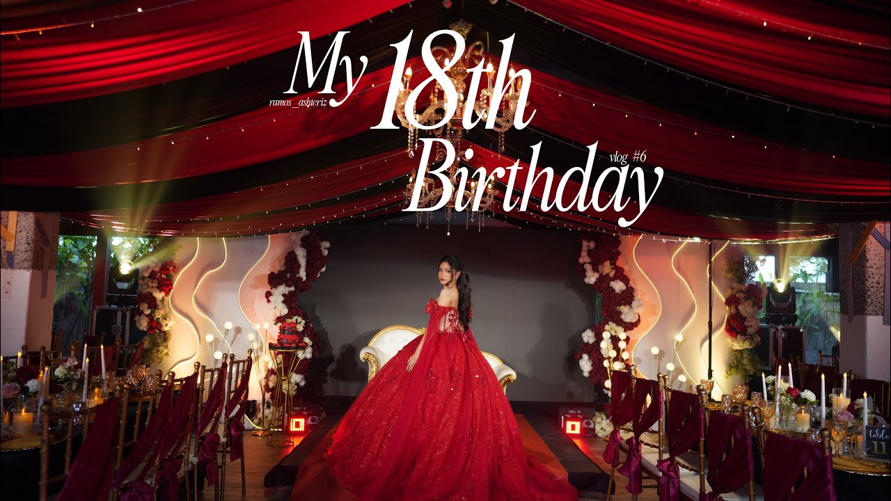 celebrate my 18th birthday w/ me ! 🎂🤍