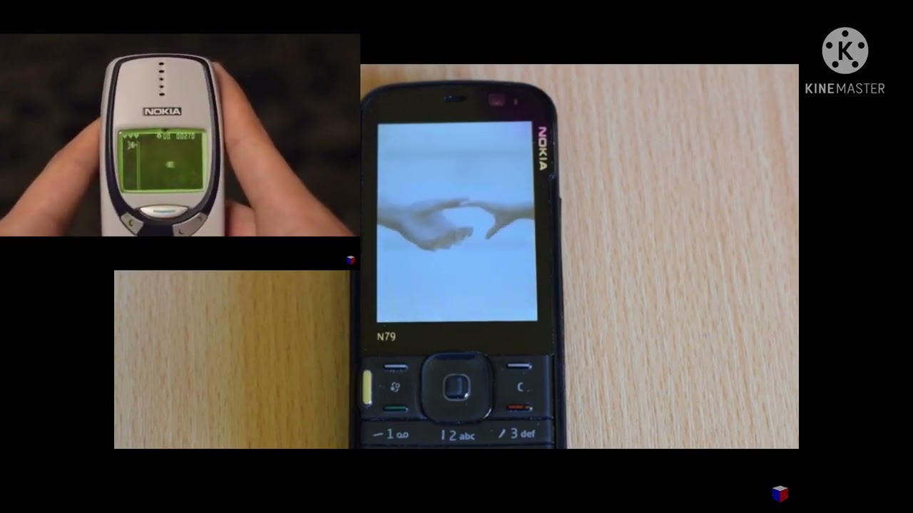 Nokia N79 and Nokia 3310 Can can remix
