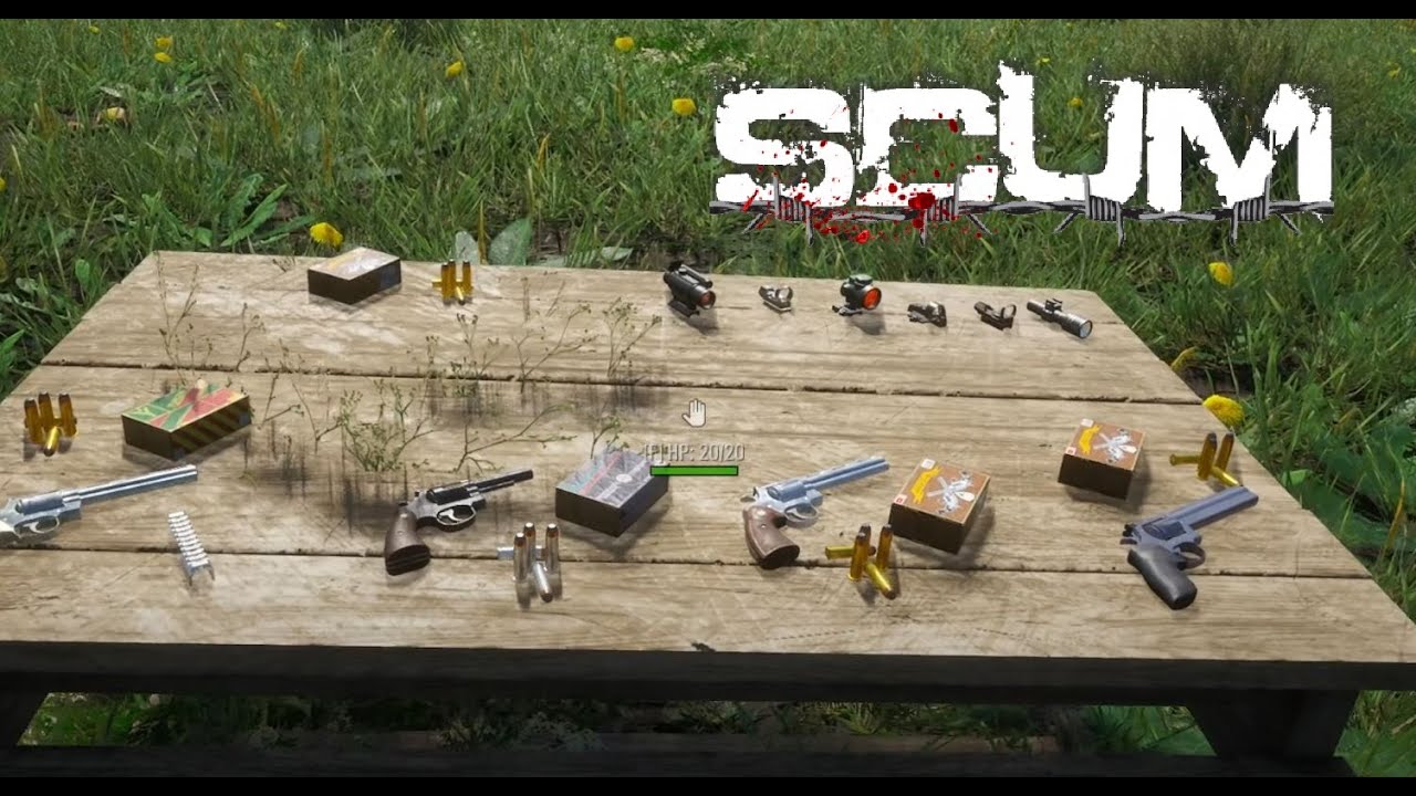 Scum Mini Serie - alle Handfeuerwaffen - #Tutorial